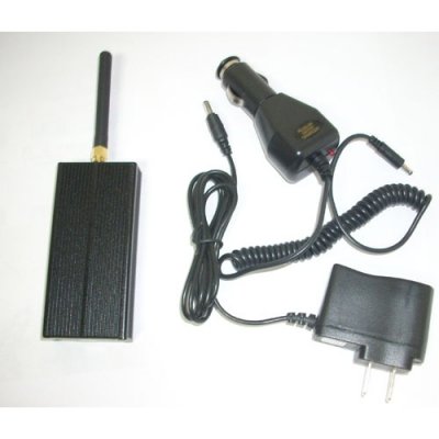 Black High Power Portable Anti - Spy GPS Jammer